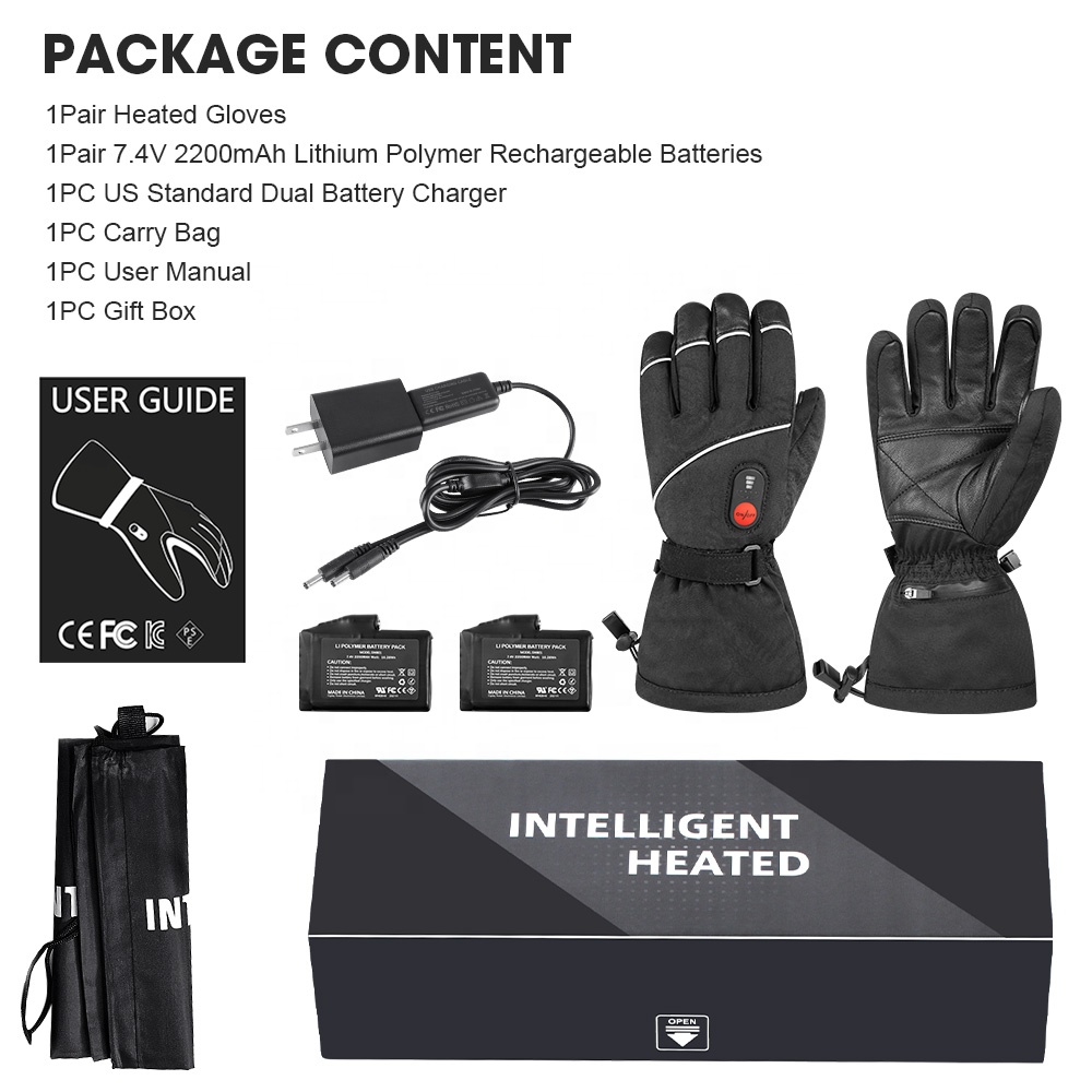 Customized Outdoor Heated Prot - Heated Gloves Electric ulasan dan harga